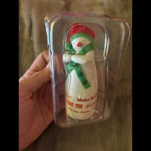 Hallmark Keepsake Ornament Merry Wishes porcelain snowman tree, 2014